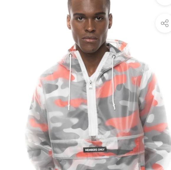 Members Only Other - Members only sport translucent camo jacket